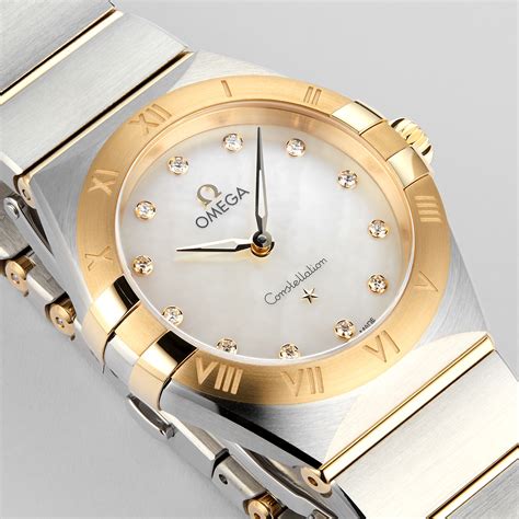 omega ladies constellation watch replica|omega constellation watch with diamonds.